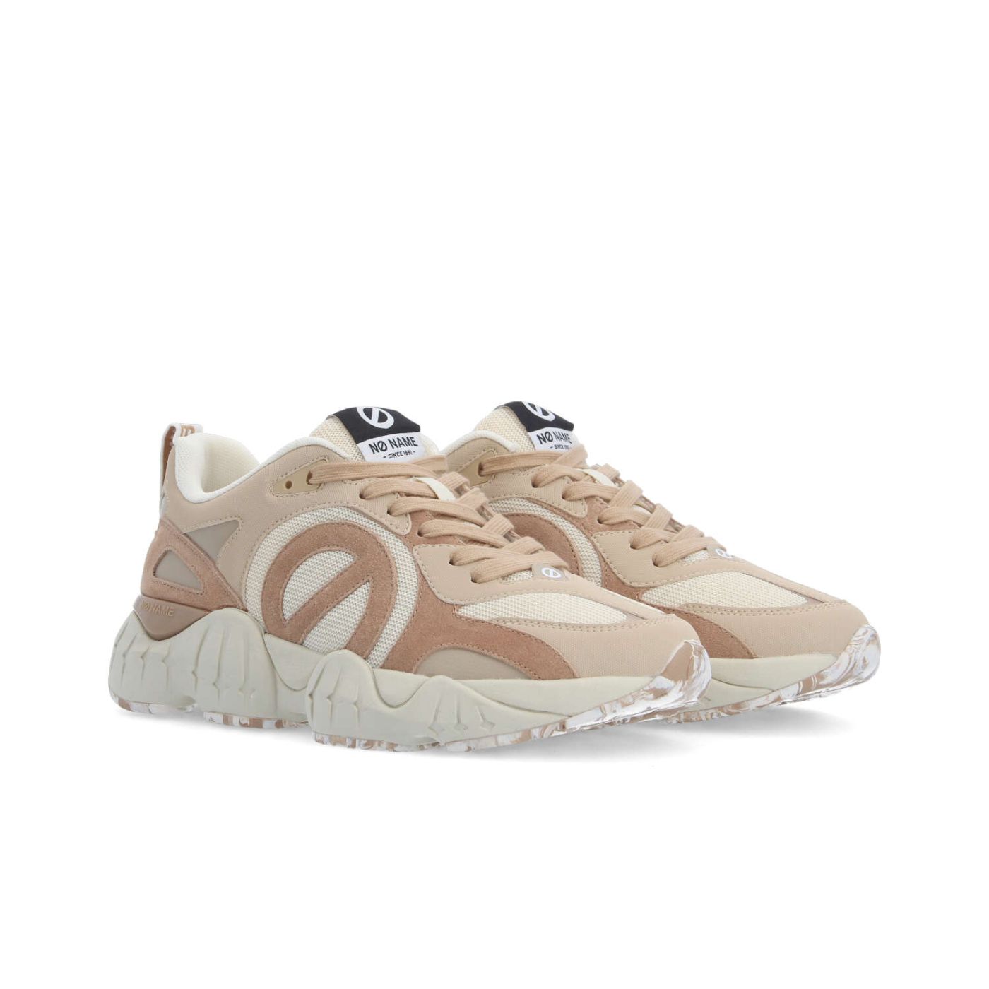 KRAZEE RUNNER M - KNIT/STAMP/STAM - OFF WHITE/PALE PINK